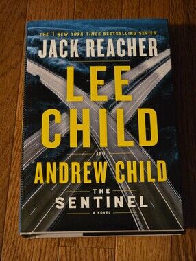 Lee Child & Andrew Child - The Sentinel Hardcover Book (Blue and Yellow)